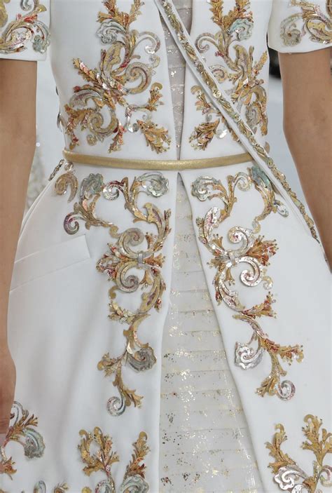 chanel haute couture embroidery